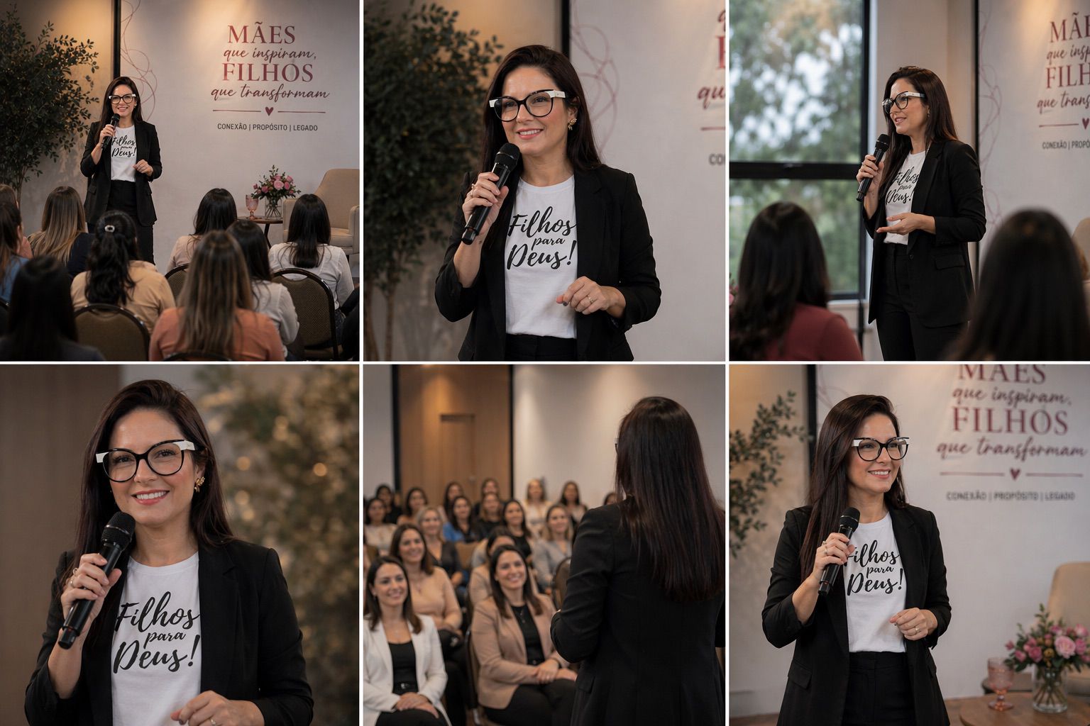 Adriana Cabral no evento