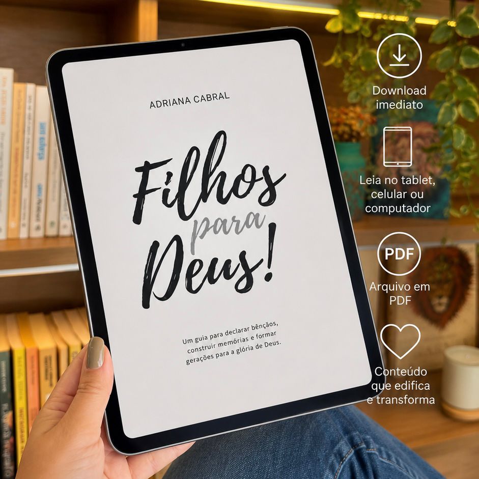 Livro digital no tablet
